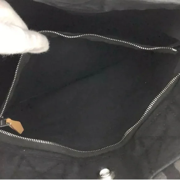 Hermes Black Canvas Tote PM Mini Size - Picture 10 of 12